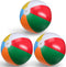 3 Pcs 12 Inch Inflatable Beach Balls - Swimming Pool Balls for Outdoor Activity and Summer Party Favors