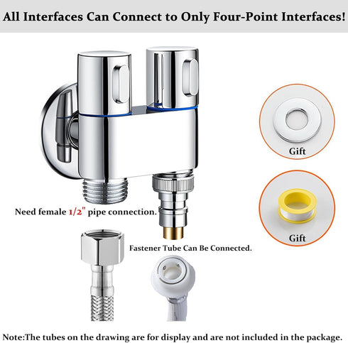 SYTONGTONG Set Handheld Bidet Sprayer for Toilet, Handheld Sprayer Kit, Baby Cloth Diaper Sprayer for Feminine Wash