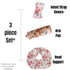 Set, Infant Car Seat Head Support Blush Pink Coral Floral, Newborn Head Rest, Baby Strap Covers, Carry Cushion