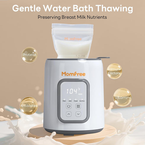 Warmer,8-in-1 Bottle Fast Baby Bottle Warmer for Breastmilk and Formula,Milk Warmer with Accurate Temperature Control