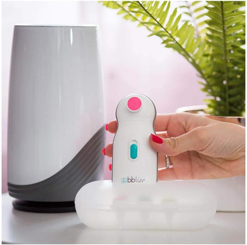 Trimmer (0 12 (Pack 1) bbluev - Trimoe - Baby Nail Electric - Baby Nail File for Newborn and Toddler to Months+)