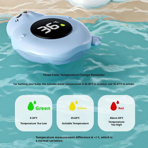 Generic Baby Bath Thermometer for Infants,Cute Seal Digital Infant BathtubThermometer,Digital Floating Water