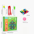 shenhailan Montessori Wooden Clip Bead Board Game - Fine Motor Skills Toys for Boys and Girls 3-5 Years Old