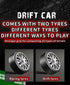 1:20 4WD 20KPH Remote Control Car for Boys Girls Kids, RC Drift Car with LED Lights, Hight Speed Proportional Throttle