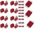 10 Pairs T Plug Connectors Male and Female with 20pcs Shrink Tubing for RC LiPo Battery