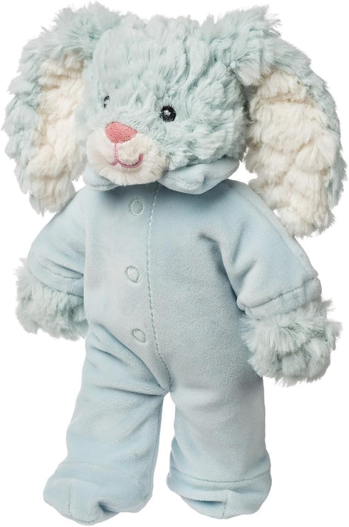 Mary Meyer Putty Nursery Stuffed Animal - Soft Toy, 11-Inches, Seafoam Blue PJs Bunny