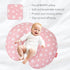 Pink Star Nursing Pillow Cover - Soft & Snug Fit for Boppy