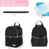 2 1 Backpack 2 Pack 6-9oz Breast Milk Cooler Travel Bag | Waterproof in Pump & Bottle Sections Insulated Baby Bottle