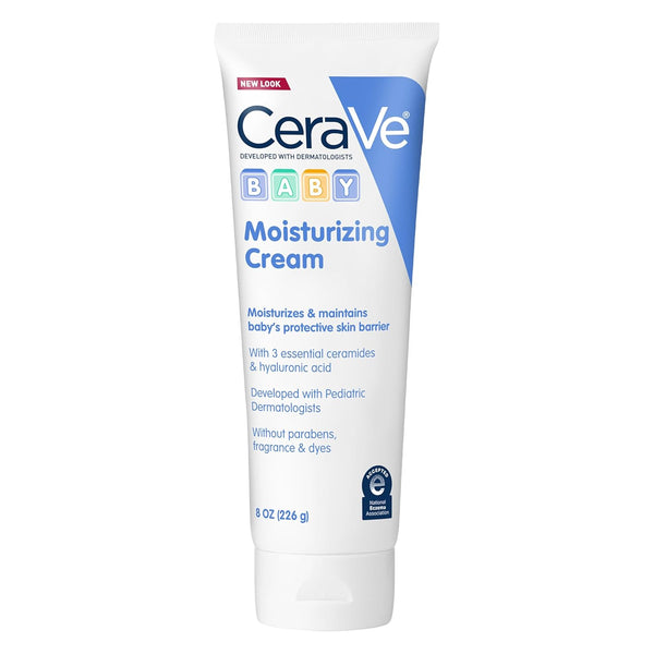 CeraVe Baby Cream, Gentle Moisturizing Cream with Ceramides, Fragrance, Paraben, Dye &