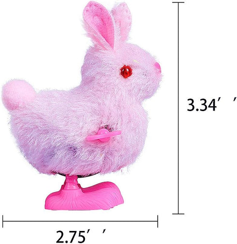 Max Fun 12Pcs Easter Wind Up Toys, Assorted Chicks & Bunny for Easter Party Favors