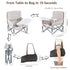 FUFVUTI 6 3 Portable Baby Chair with Removable Tray Folding Booster Seat for Toddlers Months to Years, Lightweight