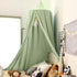 Bunnikins & Clover Bed Canopy for Girls Boys Bedroom Decor, Round Dome Mosquito Net for Baby Crib, Nook Castle Game