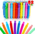 52 Pack Pop Tubes, Sensory Toys Party Favors for Kids 8-12 Fidget