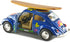 1967 5 Inch 1:32 (SetOf4 KiNSMART - Volkswagen Classic Beetle Scale Die Cast Metal Model Toy -Surfboards)