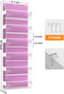 6 Over the Door Organizes- Tier Stuffed Animal Storage, Bathroom Organizers and Storage, Swing-proof Hanging Organizer