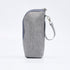 VOSAREA Insulated Bottle Bag Thermal Nursing Bottle Pouch Leak-proof Grey Portable Breast Milk Storage for Outdoor