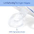 LittleForBig Adult-Sized Printed Pacifier in Blue - Generation II