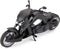 BDTCTK 1:12 Compatible Travertson V-rex Motorcycle Toy Car, Model Car Gift for Adults and Kids (Black)