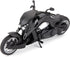 BDTCTK 1:12 Compatible Travertson V-rex Motorcycle Toy Car, Model Car Gift for Adults and Kids (Black)
