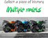 Pull Back Motorcycle Toys, Tiny Gift with Music Lighting, Race Motorcycles Toy for Kids Age 3-8 (Blue)