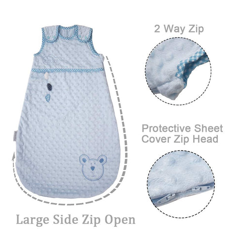 Baby Sleeping Bag Wearable Blanket - 3-6 Months Infant Sleeveless 9M Newborn Swaddle Transition Sack 0-6 Months, Soft