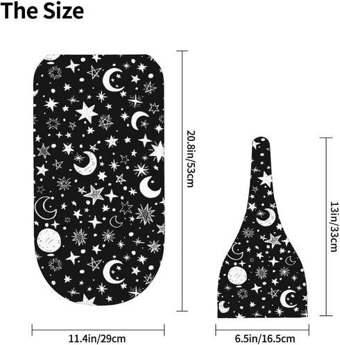 Osvbs Set Moon Star Baby Stuff Swaddle Blanket Wrap Baby Newborn Blanket Soft Stretchy With Hat Gift For Infant Boy