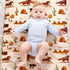 FIGEPO 4 Pack Western Cowboy Crib Sheets Neutral Breathable Fitted Baby Sheets Nursery Sheets for Baby Boys or Girls
