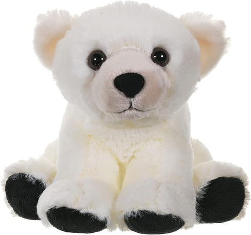 Wild Republic Cuddlekins Polar Bear Baby Plush, Stuffed Animal, 8", Gifts for Kids, Multi (10845)