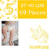 5 (27-40 69 Nurture Diapers by BioBag, Size pounds), Premium Quality Baby Diapers, Chemical Free, Ultra Absorbent, Eco