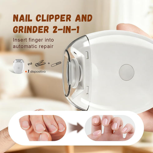 generic 3 360 Trimmer (2 Portable Speed Electric Nail Clipper Degree Silent Automatic Fingernail Grinder with LED Light