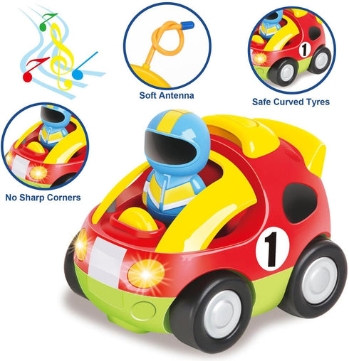 Liberty Imports My First Cartoon RC Race Car Remote Control Toy for Toddlers