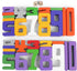 Lasoba 1-10, 30 3 Wooden Number Building Blocks, Large Digit Blocks Pcs Math Blocks Number Toys for Kids, Educational
