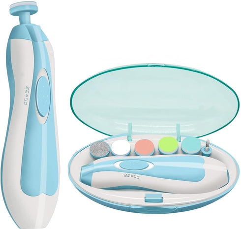 Baby Nail Trimmer Electric,Baby Nail Clippers, 6 in 1 Baby Nail File,Nail