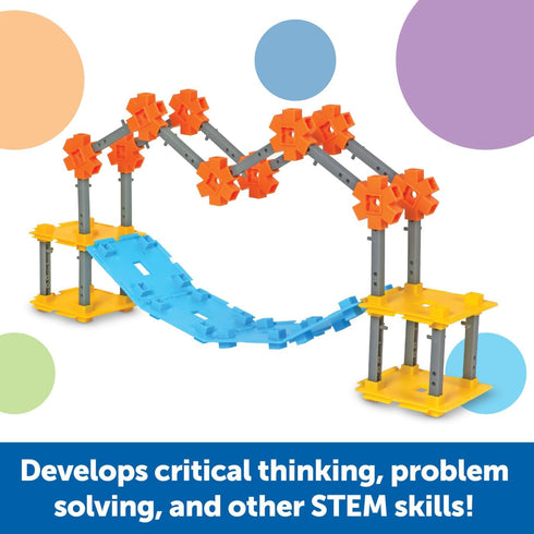 Learning Resources STEM Explorers Bridge Builders - Building Science Toys, Fine Motor Skills, Toddler Explorer Kit