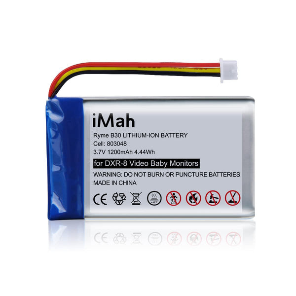 iMah Replacement for Infant Optics DXR-8 Baby Monitor Battery, Sp 803048 3.7V 1200mAh Lithium-ion Rechargeable