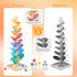 3-5 Set 4-8 8-12 (1.1inch Marble Run Wood Ball Drop Toy for Kids Toddlers Wooden Musical Tree Ball Run Toys for Years