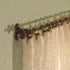 1/12 iLAND Miniature Dollhouse Accessories on Scale, Dollhouse Decor of Mini Curtain Rods, with Antique Crown Finial