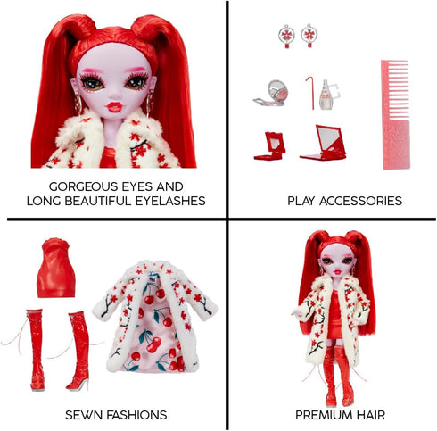 Rainbow High Shadow High Rosie Fashion Doll with Outfit, Extra Long Hair & 10+ Accessories for Kids 4-12