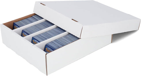 3ct Monster Box Trading Card Storage Box - Holds 3200 Cards - Premium Cardboard for Magic, Sports Cards
