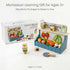 Set 3+, PairPear Montessori Wooden Vegetable Matching Toy Play Food Garden for Toddlers Preschool Learning Sorting