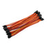 20pcs Male to Male Lead Plug Servo Extension Wire Cable Line, 5.90inch 22awg, 60 Cores for RC Model Aircraft Futaba JR