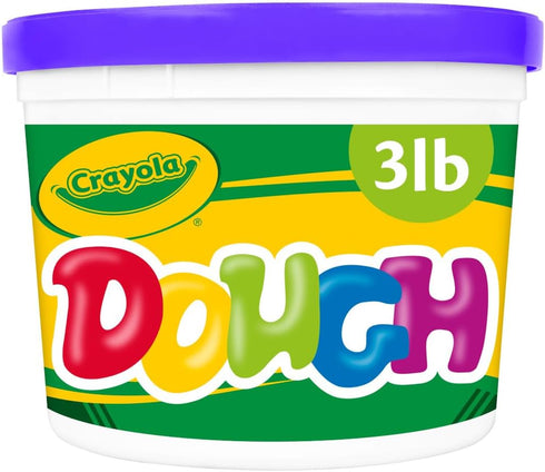Crayola Dough - Purple 3lb Bulk Modeling Dough for Kids, Resealable Tub, Ages 3+