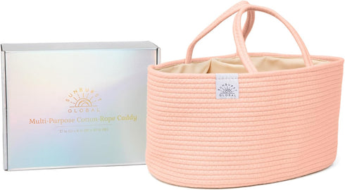 SUNBURST GLOBAL Mommy Diaper Caddy Organizer - Baby Shower Gifts - Newborn Essentials Must Haves - New Essentials - Boy