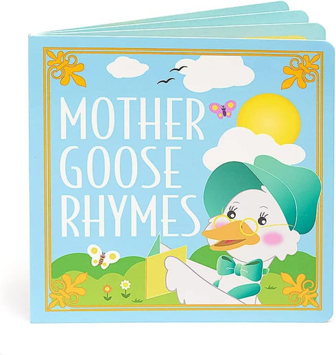 Cuddle Barn Mother Goose - Animated Talking Musical Plush Toy, 14" Soft Stuffed Animal Reading Nursery Rhymes