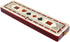 3 Track Continuous Cribbage Board in Maple Wood/Bloodwood - 12.5 Inch Size with Inlaid Card Symbols and Storage Drawer