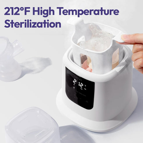 3 8 1 NCVI Baby Milk Warmer Mins Fast Heating in Functions, Infant Breast Milk Bag Warmer with Timer and Precise