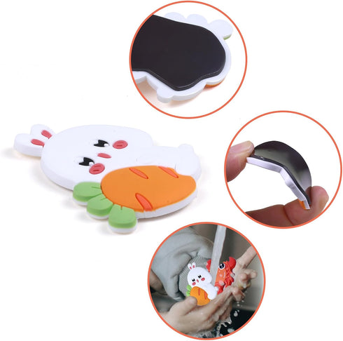 Kids Magnets for Fridge, Cute Animal Refrigerator Magnets for Toddlers, Educational Gift for Children, Full Back