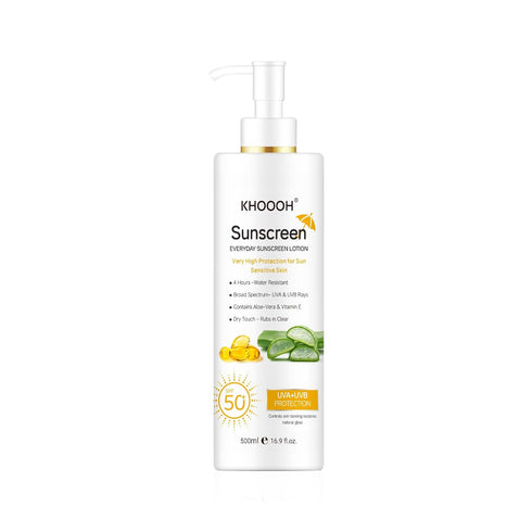 Generic KHOOOH Sunscreen Lotion, SPF 50 UVA/UVB Protection, 500ml Broad Spectrum Sunblock with