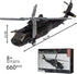 KALAPINK UH60 Set (660 (8+Years) Black Hawk Helicopter Model, Military Plane Building Blocks Pieces) for Army Airplane