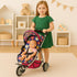 fash n kolor Baby Doll Stroller Gift for Kids, Toy Doll Stroller with Adjustable Canopy & Storage Basket Push Pram Baby